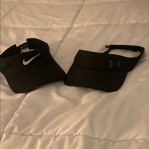 Nike and UnderArmor Visors